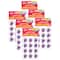 TREND Enterprises&#xAE; Grape Going! Grape Jelly Scented Stickers, 6 Packs of 24